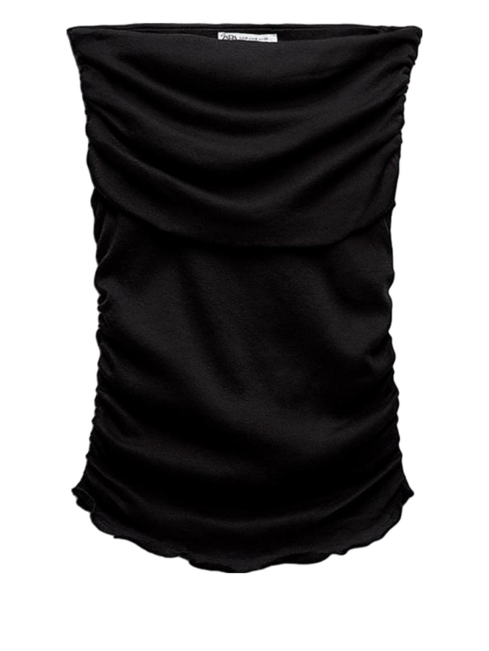 Zara Black Mesh Off-Shoulder Camisole